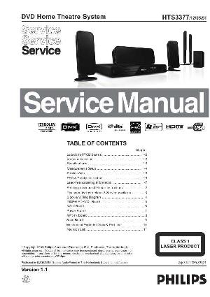 Сервисная инструкция Philips HTS-3377 ― Manual-Shop.ru