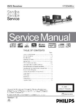 Сервисная инструкция Philips HTS-3400 ― Manual-Shop.ru