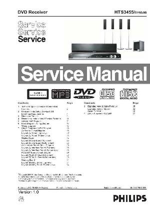 Сервисная инструкция Philips HTS-3455 ― Manual-Shop.ru