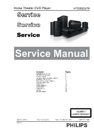 Сервисная инструкция Philips HTS-3520X ― Manual-Shop.ru