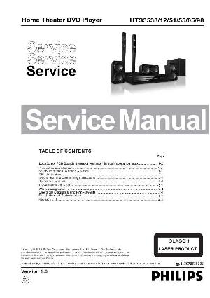 Сервисная инструкция Philips HTS-3538 ― Manual-Shop.ru