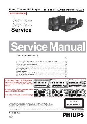 Сервисная инструкция Philips HTS-3541, V1.3 ― Manual-Shop.ru