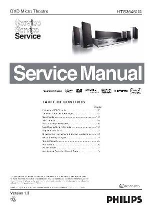Сервисная инструкция Philips HTS-3545 ― Manual-Shop.ru
