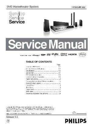 Сервисная инструкция Philips HTS-3548 ― Manual-Shop.ru