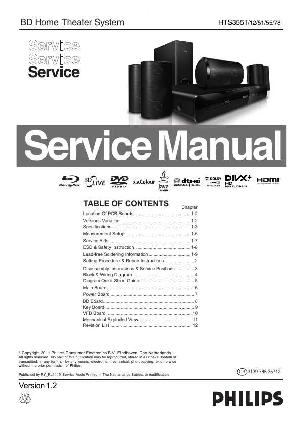 Сервисная инструкция Philips HTS-3551 ― Manual-Shop.ru
