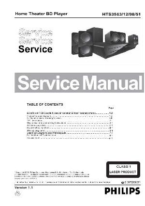 Service manual Philips HTS-3563 ― Manual-Shop.ru