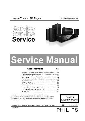 Сервисная инструкция Philips HTS-3564 ― Manual-Shop.ru