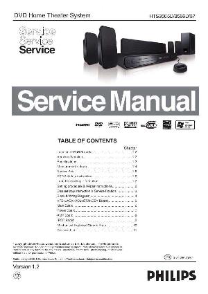 Сервисная инструкция Philips HTS-3565D, HTS-3566D ― Manual-Shop.ru