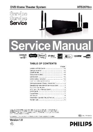 Сервисная инструкция Philips HTS-3578 ― Manual-Shop.ru