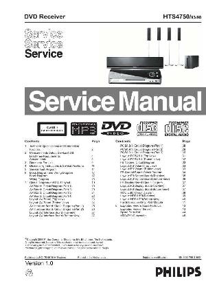 Сервисная инструкция Philips HTS-4750 ― Manual-Shop.ru