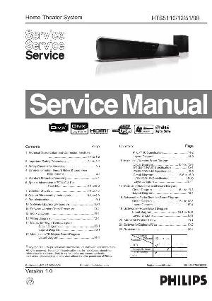 Сервисная инструкция Philips HTS-5110 ― Manual-Shop.ru