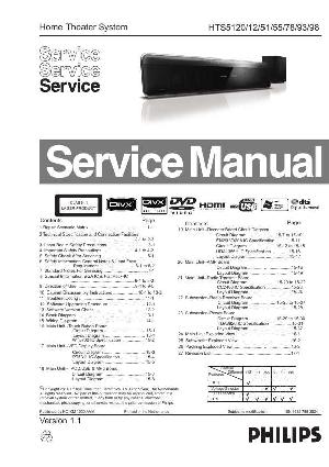 Сервисная инструкция Philips HTS-5120 ― Manual-Shop.ru