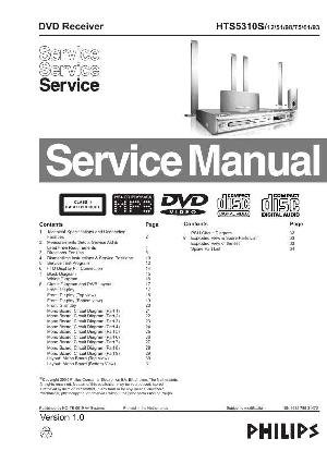 Сервисная инструкция Philips HTS-5310S ― Manual-Shop.ru