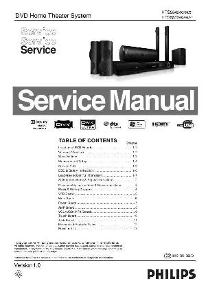 Сервисная инструкция Philips HTS-5540, HTS-5550 ― Manual-Shop.ru
