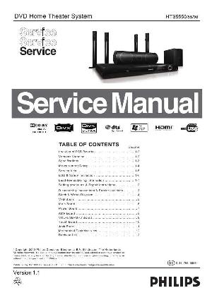 Сервисная инструкция Philips HTS-5550 ― Manual-Shop.ru