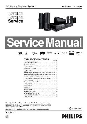 Сервисная инструкция Philips HTS-5561 ― Manual-Shop.ru
