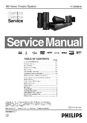 Сервисная инструкция Philips HTS-5562 ― Manual-Shop.ru