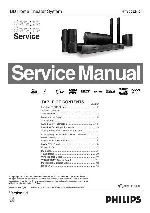 Сервисная инструкция Philips HTS-5582 ― Manual-Shop.ru