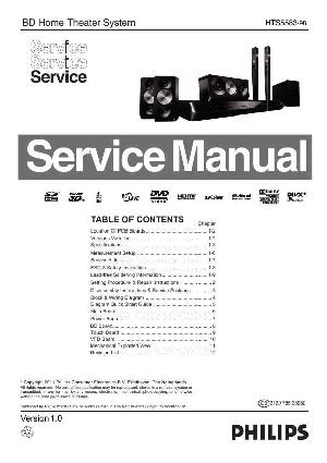 Сервисная инструкция Philips HTS-5583 ― Manual-Shop.ru