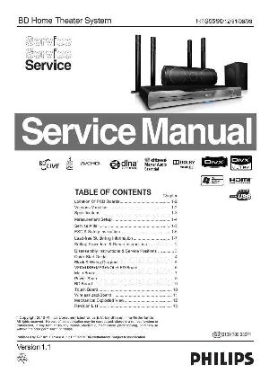 Сервисная инструкция Philips HTS-5590 ― Manual-Shop.ru
