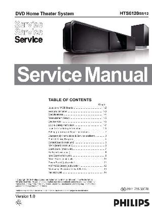Сервисная инструкция Philips HTS-6120 ― Manual-Shop.ru