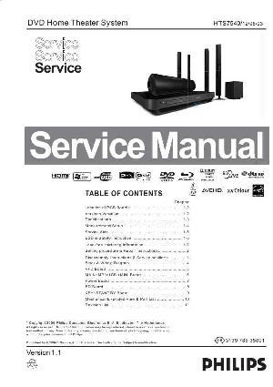 Сервисная инструкция Philips HTS-7540 ― Manual-Shop.ru