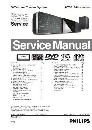 Сервисная инструкция Philips HTS-8100  ― Manual-Shop.ru