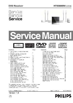 Сервисная инструкция Philips HTS-9800W  ― Manual-Shop.ru