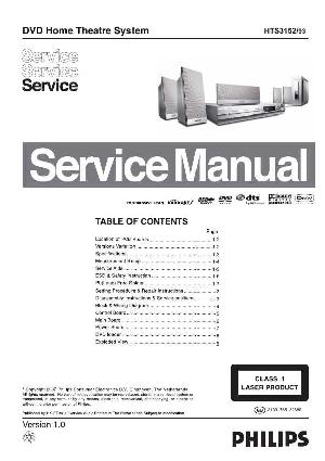 Сервисная инструкция Philips HTS-3152/93 ― Manual-Shop.ru