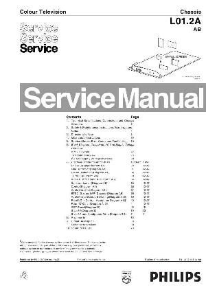 Сервисная инструкция Philips L01.2A chassis ― Manual-Shop.ru