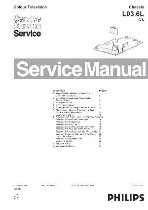 Сервисная инструкция Philips L03.6L CA ― Manual-Shop.ru