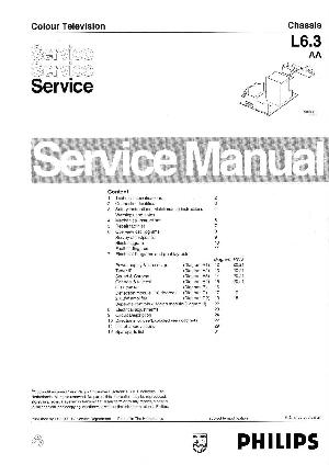 Сервисная инструкция Philips L6.3 AA ― Manual-Shop.ru