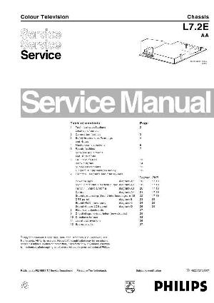 Сервисная инструкция Philips L7.2E chassis ― Manual-Shop.ru