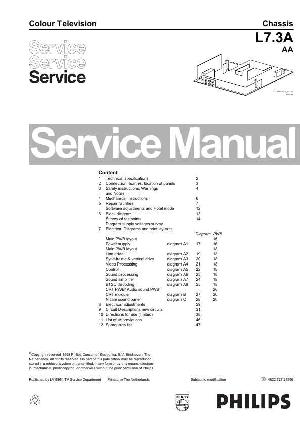 Сервисная инструкция Philips L7.3A chassis ― Manual-Shop.ru