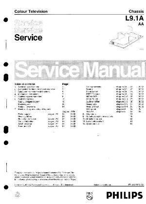 Сервисная инструкция Philips L9.1A AA chassis ― Manual-Shop.ru