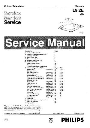 Сервисная инструкция Philips L9.2E chassis ― Manual-Shop.ru