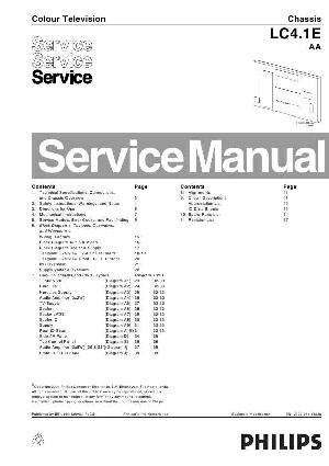 Сервисная инструкция Philips LC4.1E chassis ― Manual-Shop.ru