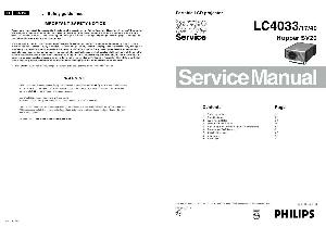 Сервисная инструкция Philips LC-4033 ― Manual-Shop.ru