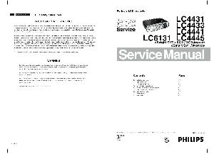 Сервисная инструкция Philips LC-4431, LC-4433, LC-4441, LC-4445 ― Manual-Shop.ru