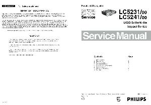 Сервисная инструкция Philips LC-5231, LC-5241 ― Manual-Shop.ru