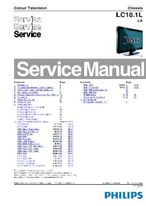 Сервисная инструкция Philips LC10.1L LA (32PFL3605D, 40PFL3605D) ― Manual-Shop.ru