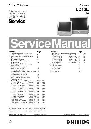 Сервисная инструкция Philips LC13E, AA ― Manual-Shop.ru