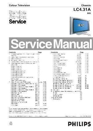 Сервисная инструкция Philips LC4.31A AA ― Manual-Shop.ru