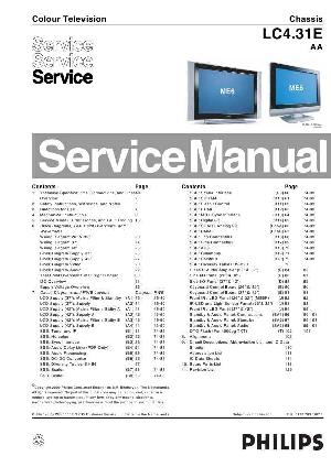 Сервисная инструкция Philips LC4.31E AA ― Manual-Shop.ru