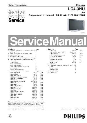 Сервисная инструкция Philips LC4.3HU AA ― Manual-Shop.ru