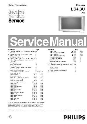Сервисная инструкция Philips LC4.3U AA chassis ― Manual-Shop.ru