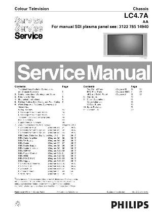 Сервисная инструкция Philips LC4.7A AA ― Manual-Shop.ru