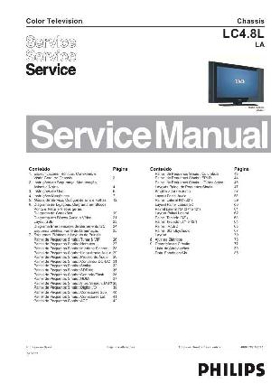 Сервисная инструкция Philips LC4.8L LA ― Manual-Shop.ru