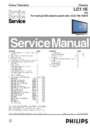 Сервисная инструкция Philips LC7.1E PA ― Manual-Shop.ru