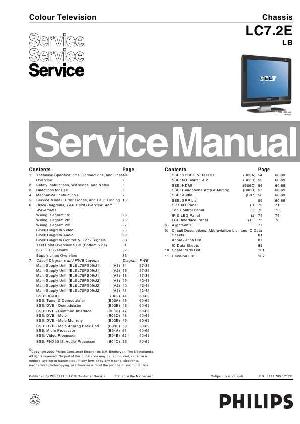 Сервисная инструкция Philips LC7.2E LB ― Manual-Shop.ru